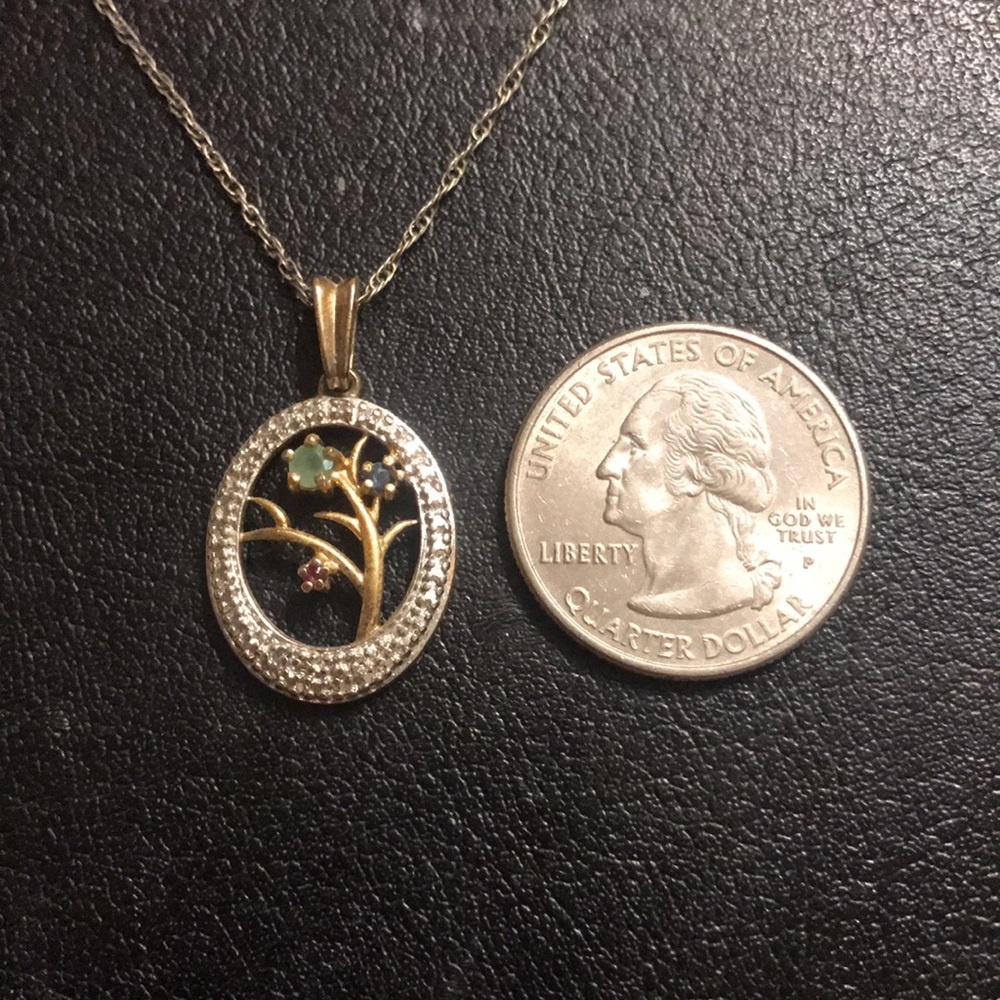 Ross Simons .925 18k Overlay Emerald Ruby Sapphir… - image 4